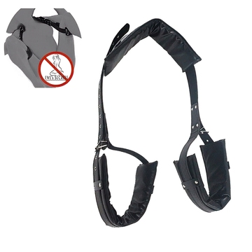 Black Leg Restraints Fetish Bandage / Adult Toys for Sex Games - EVE's SECRETS